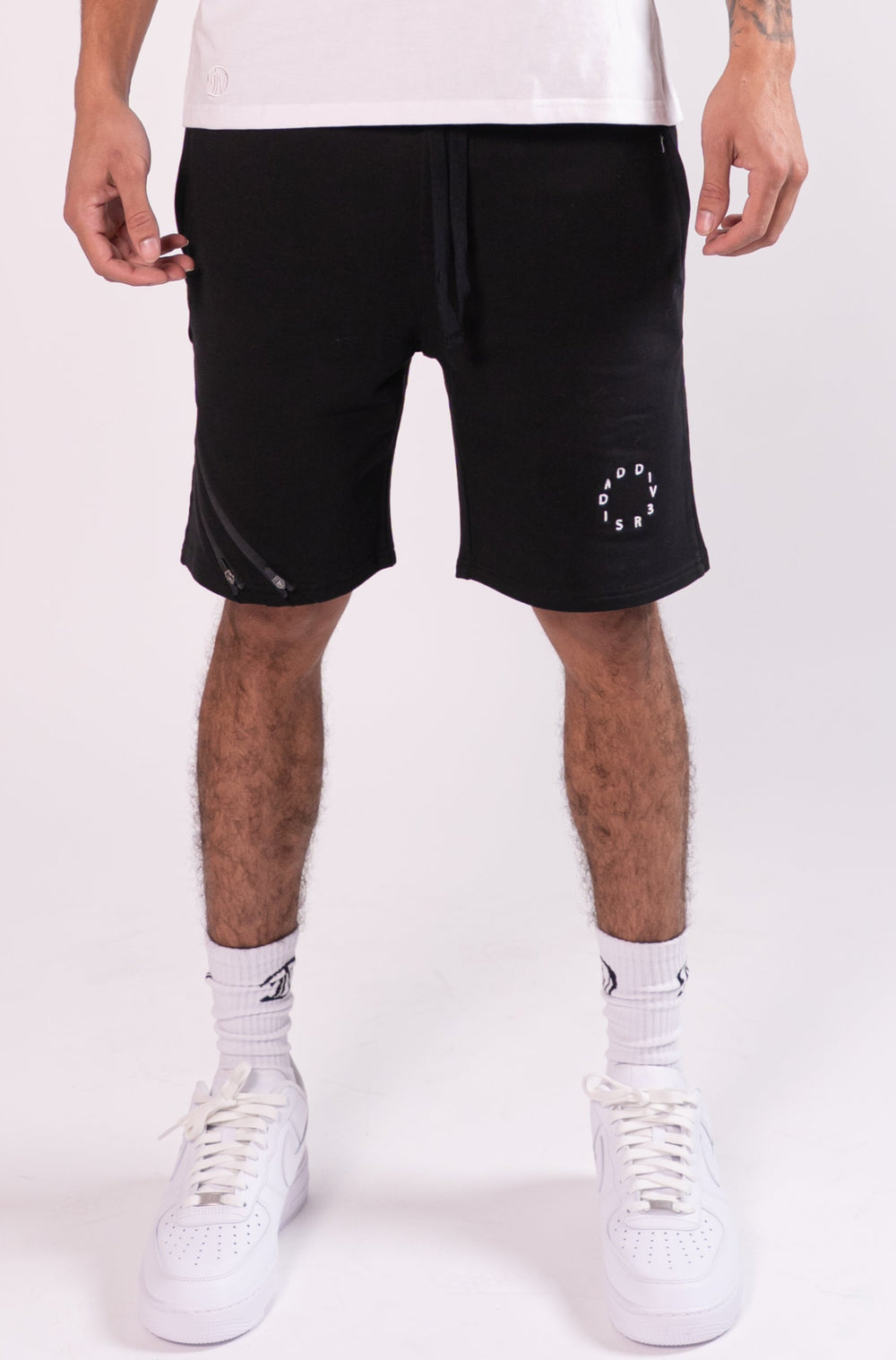 Logo Shorts With Denim Back Pocket