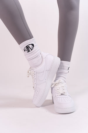 Cotton Blend Socks With Logo