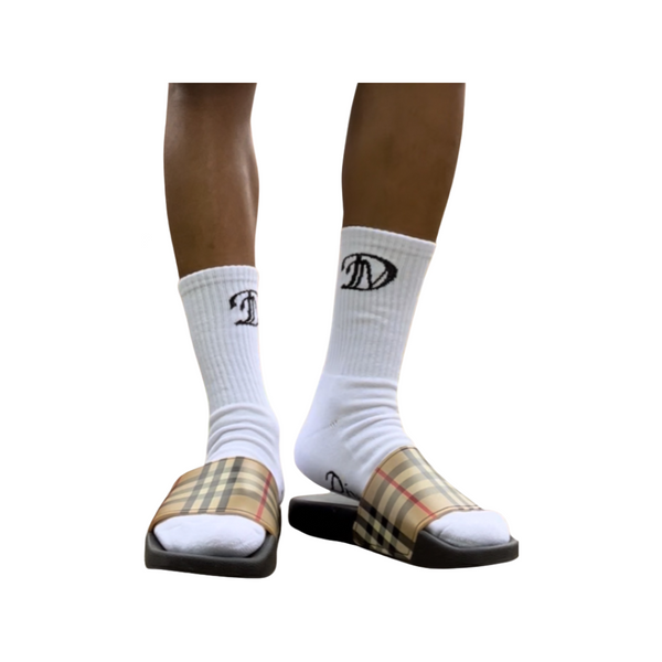 Cotton Blend Socks With Logo