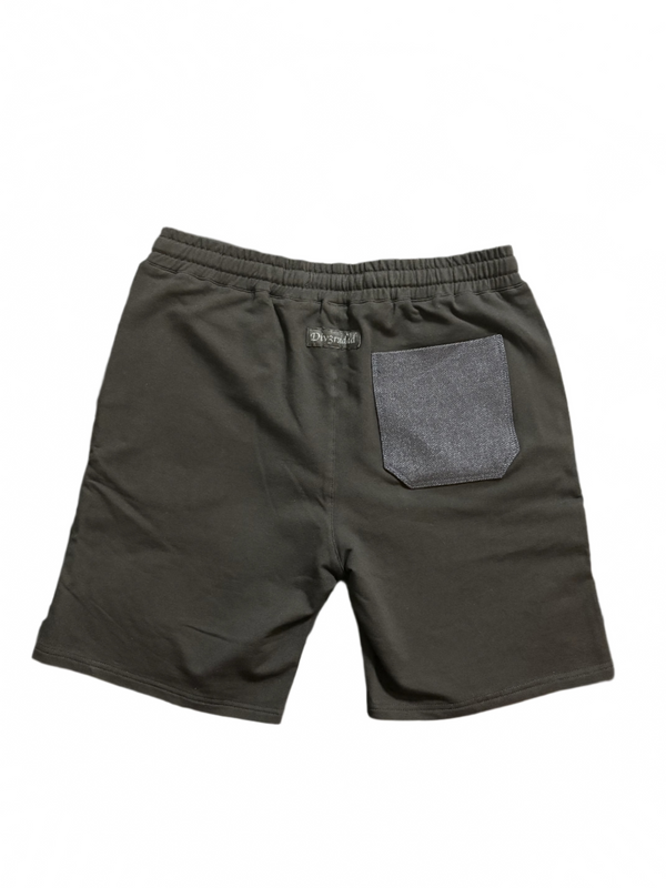 Logo Shorts With Denim Back Pocket